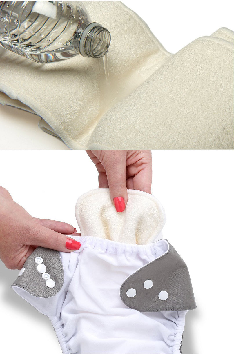 Bamboo Fiber Baby Diaper Insert Pad (5 pack)