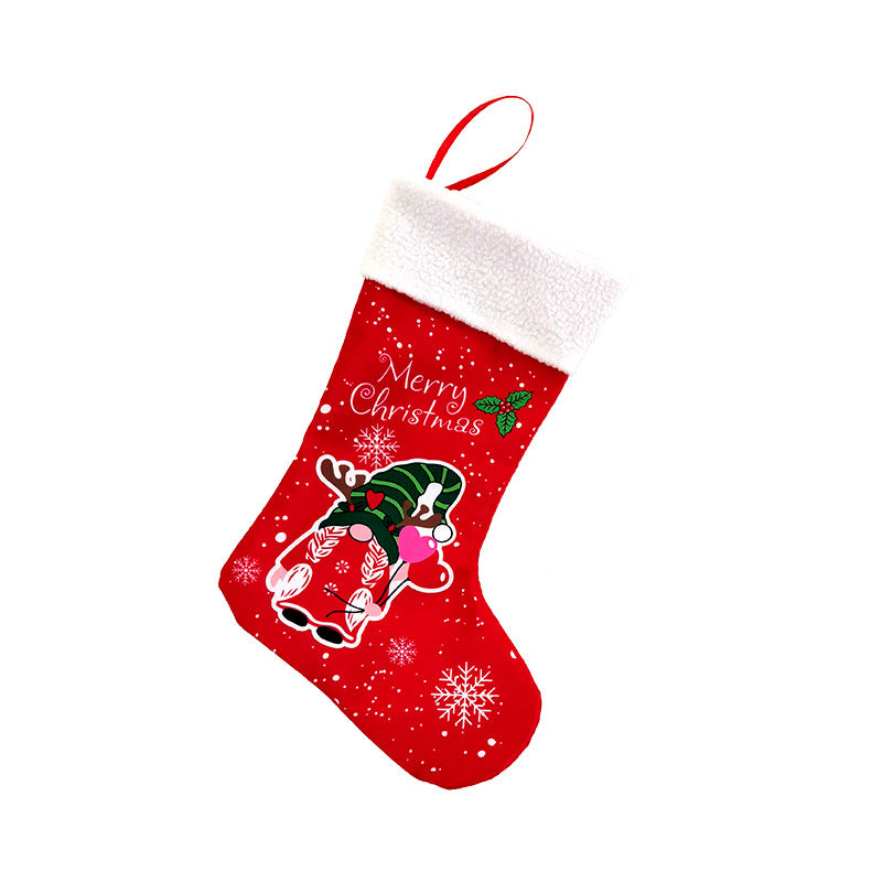 Pendant Christmas Socks Gift Bag