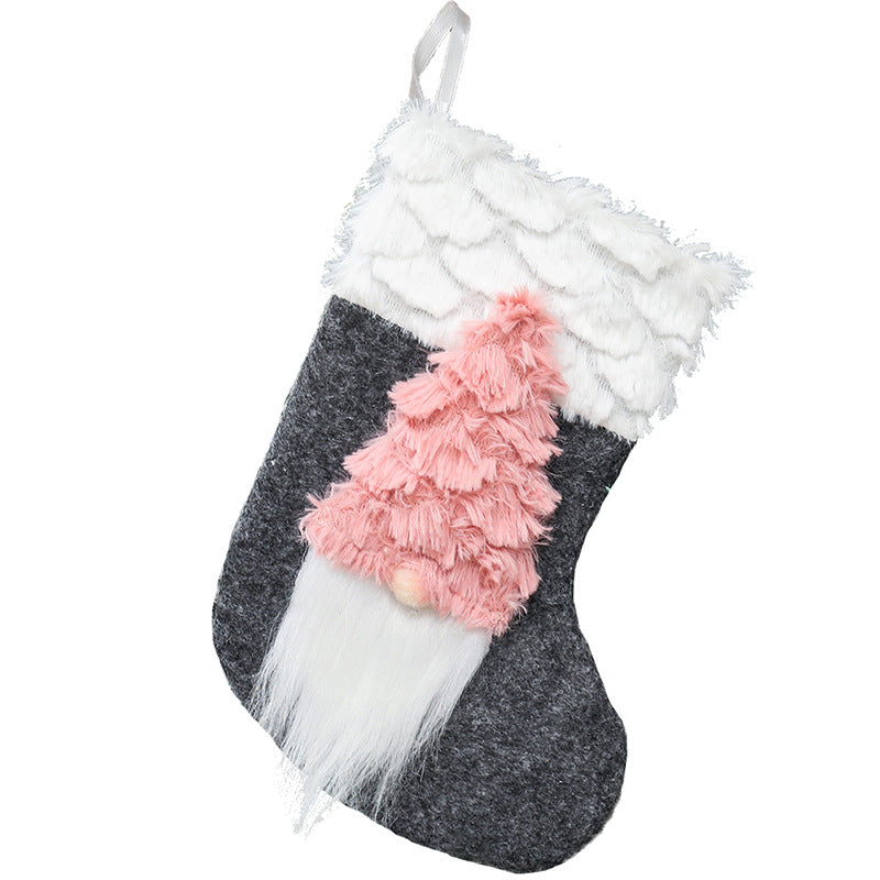 Pendant Christmas Socks Gift Bag