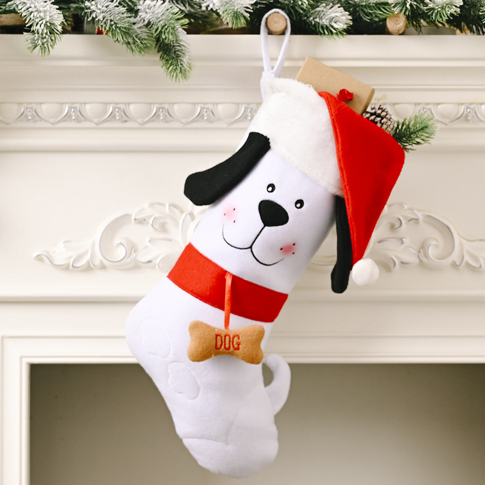 Pendant Christmas Socks Gift Bag