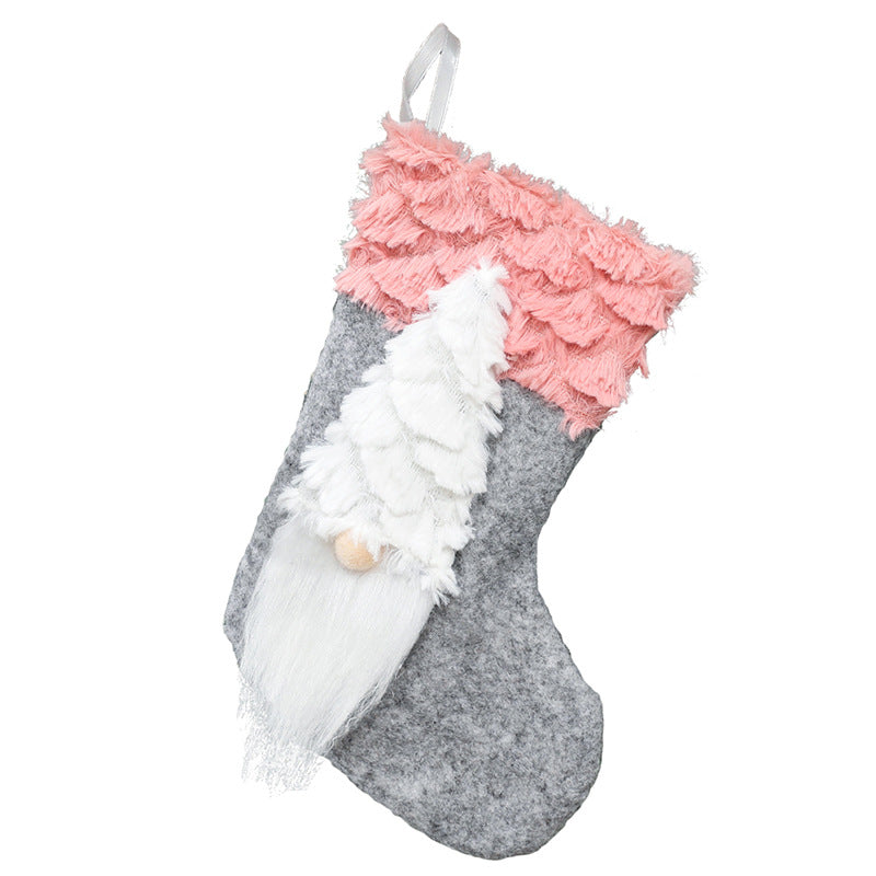 Pendant Christmas Socks Gift Bag