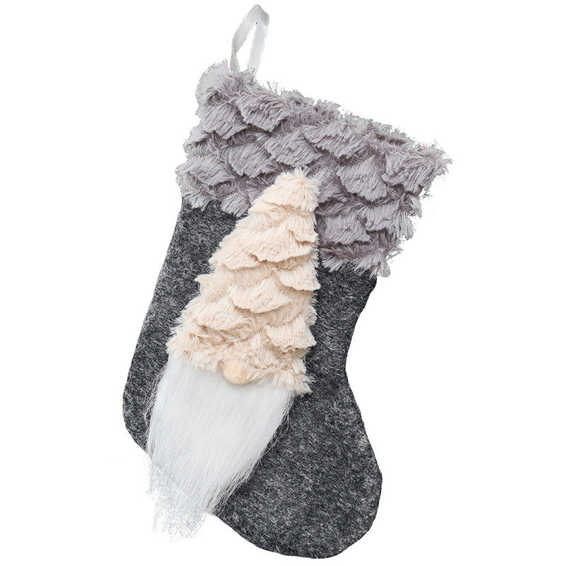 Pendant Christmas Socks Gift Bag